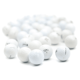 36 Assorted White Golf Balls - Recycled 5A/4A