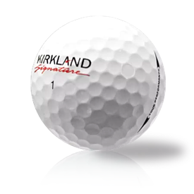 36 Kirkland 3 Piece White Golf Balls - Recycled 5A/4A