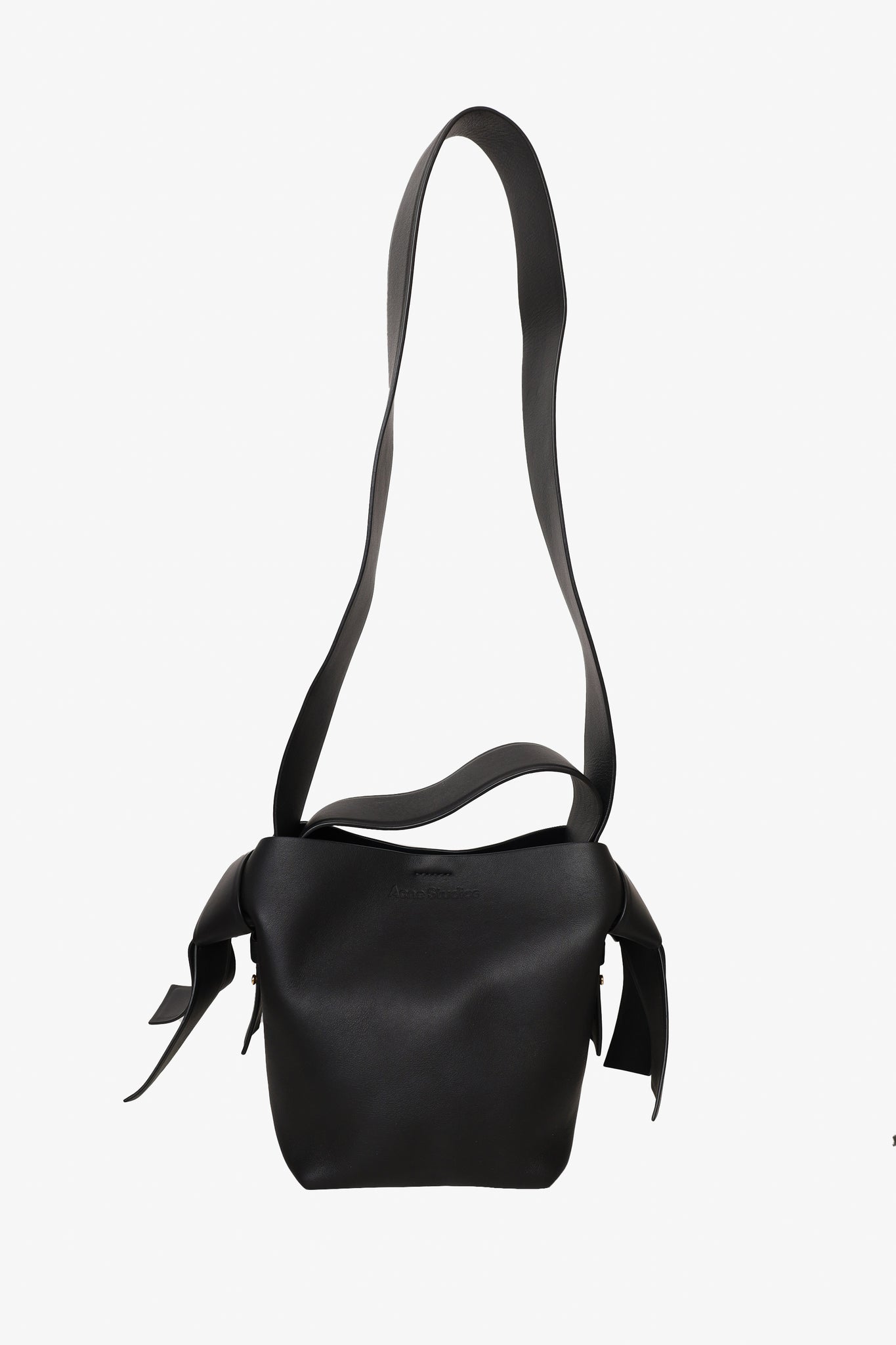 Acne Studios Black Leather Mini 'Musubi' Bag