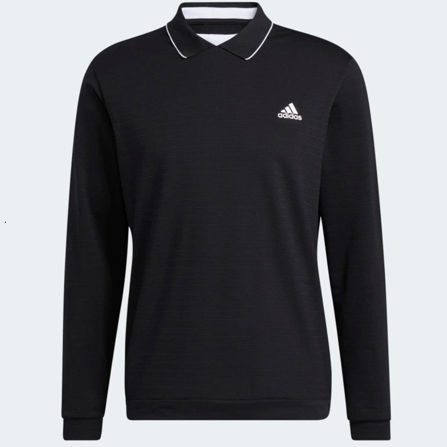 Adidas Golf Thermal Primegreen Long Sleeve Polo Shirt