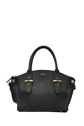 Alexander McQueen Black Leather 'Legend' Top Handle with Strap