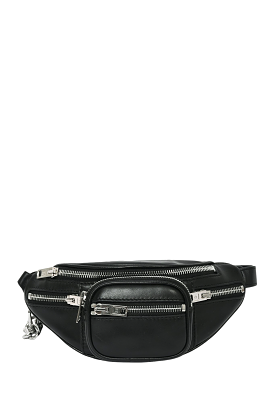 Alexander Wang Black Leather 'Attica' Mini Belt Bag