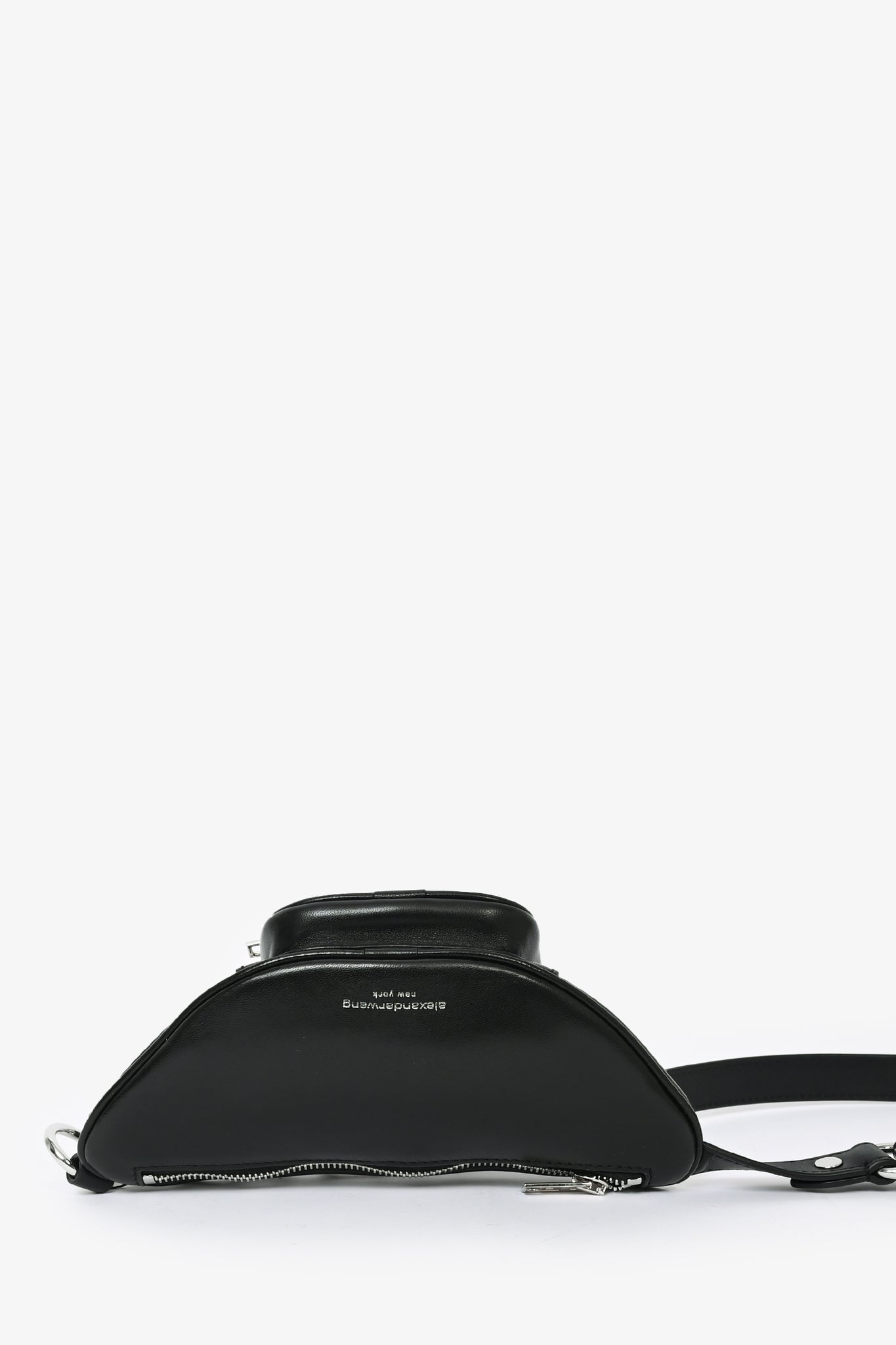 Alexander Wang Black Leather 'Attica' Mini Belt Bag