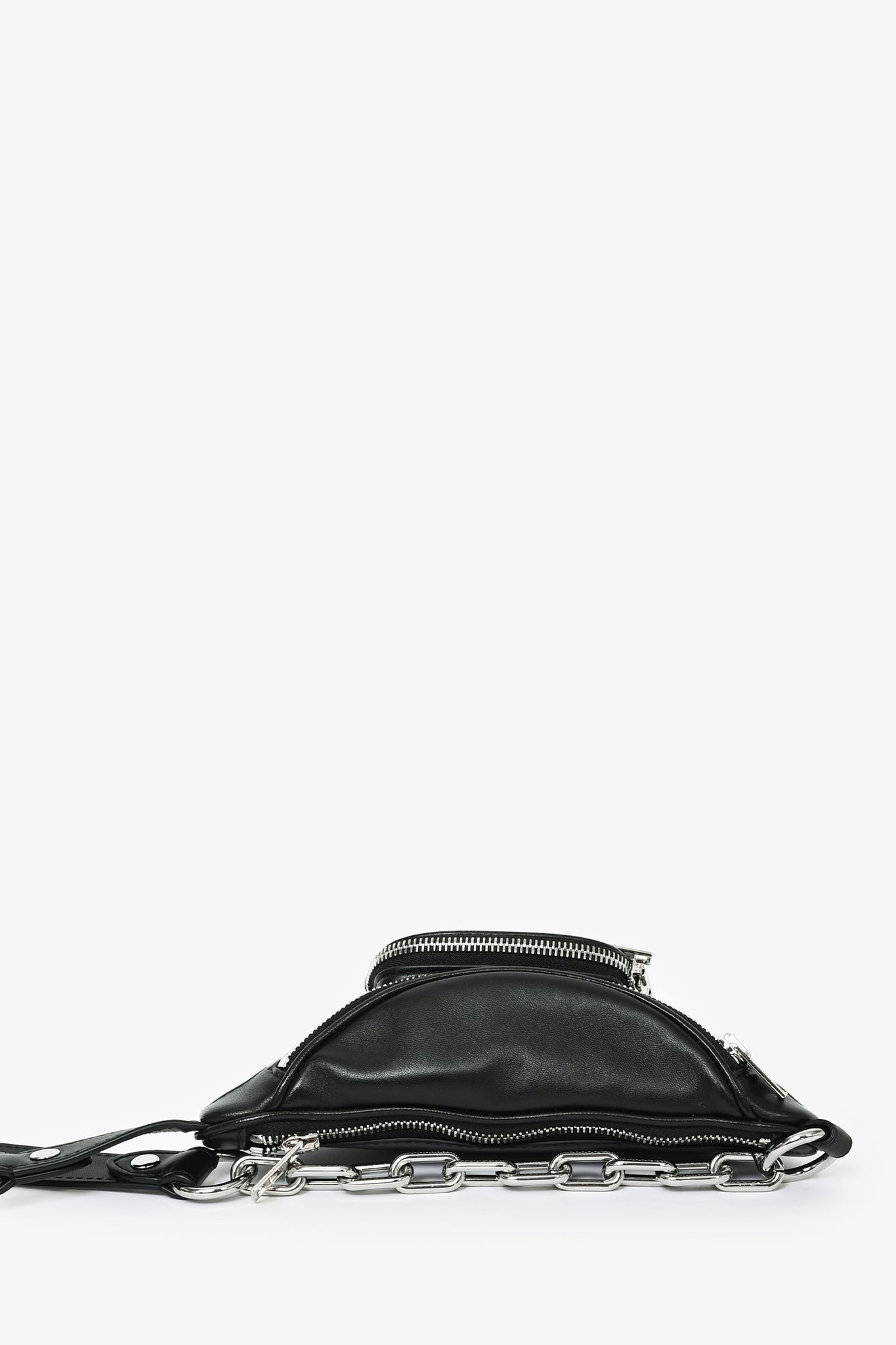 Alexander Wang Black Leather 'Attica' Mini Belt Bag