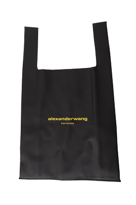 Alexander Wang Black Rubber Toronto Holiday Boba Bag