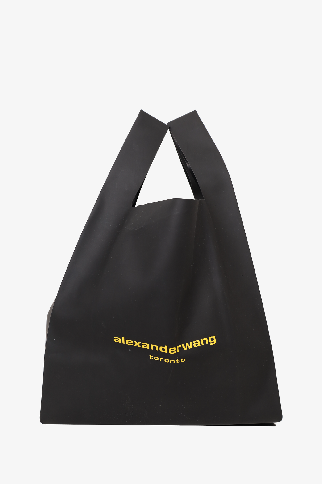 Alexander Wang Black Rubber Toronto Holiday Boba Bag