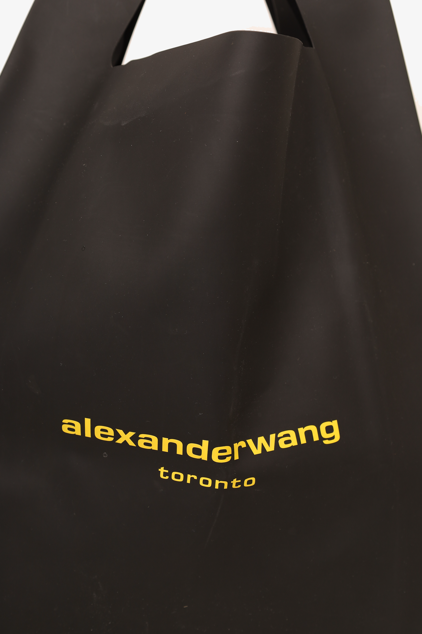 Alexander Wang Black Rubber Toronto Holiday Boba Bag