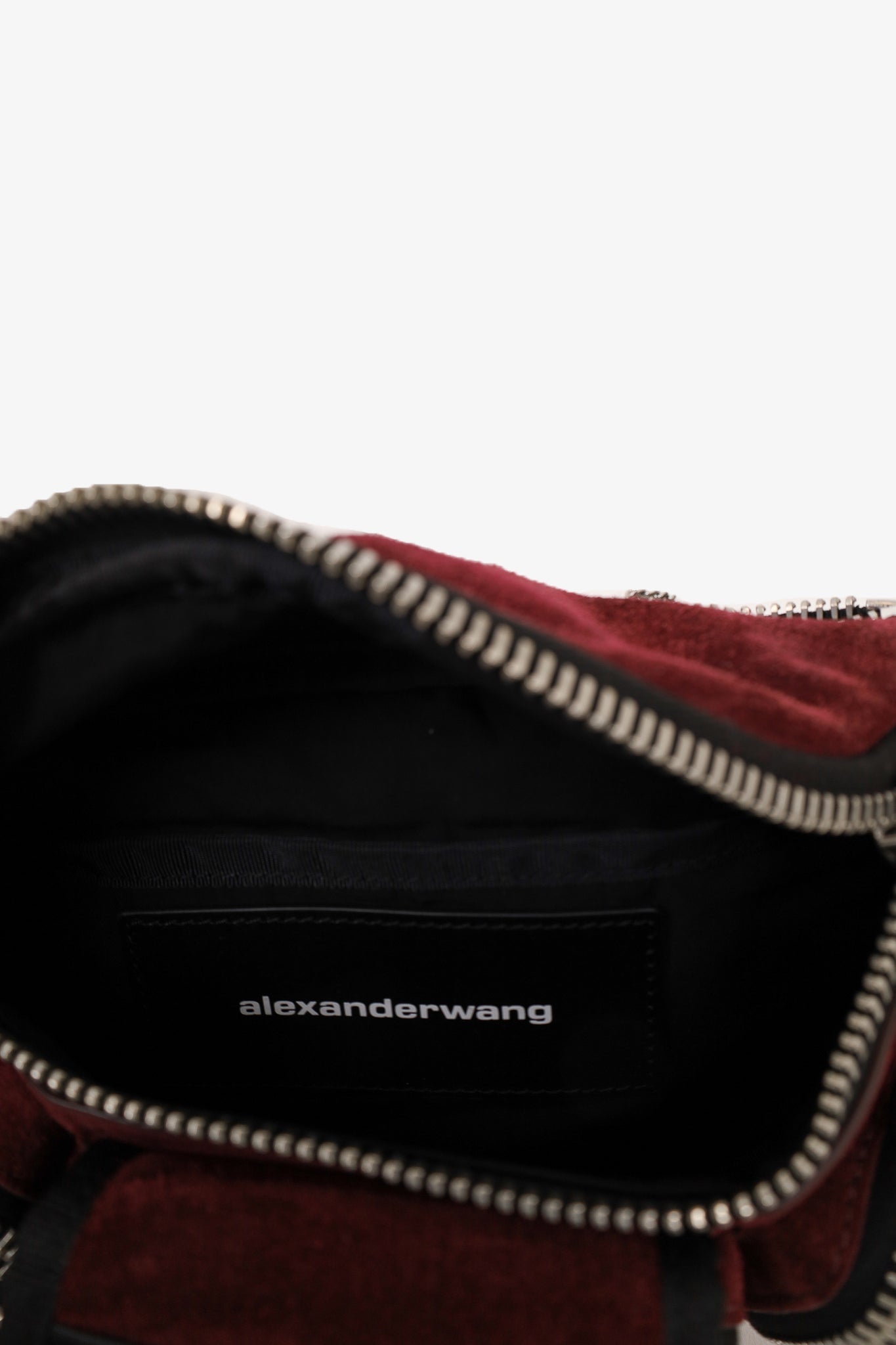 Alexander Wang Burgundy Suede Surplus Bum Bag