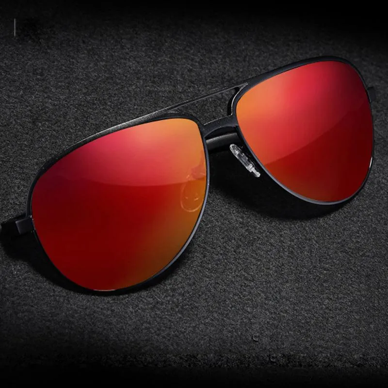 Aluminum Magnesium Classic HD Polarized Big Size Sunglasses for Men