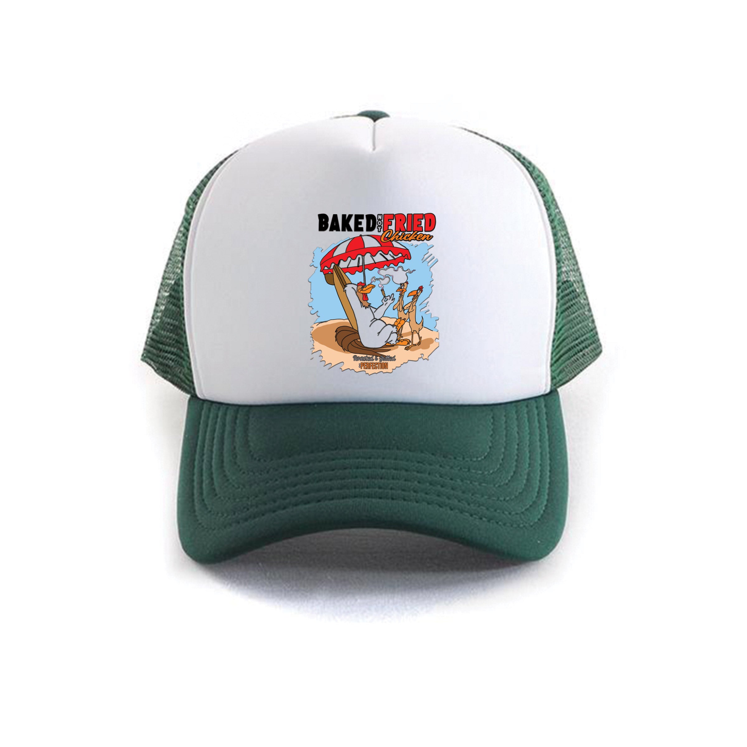 Baked Not Fried Trucker Hat