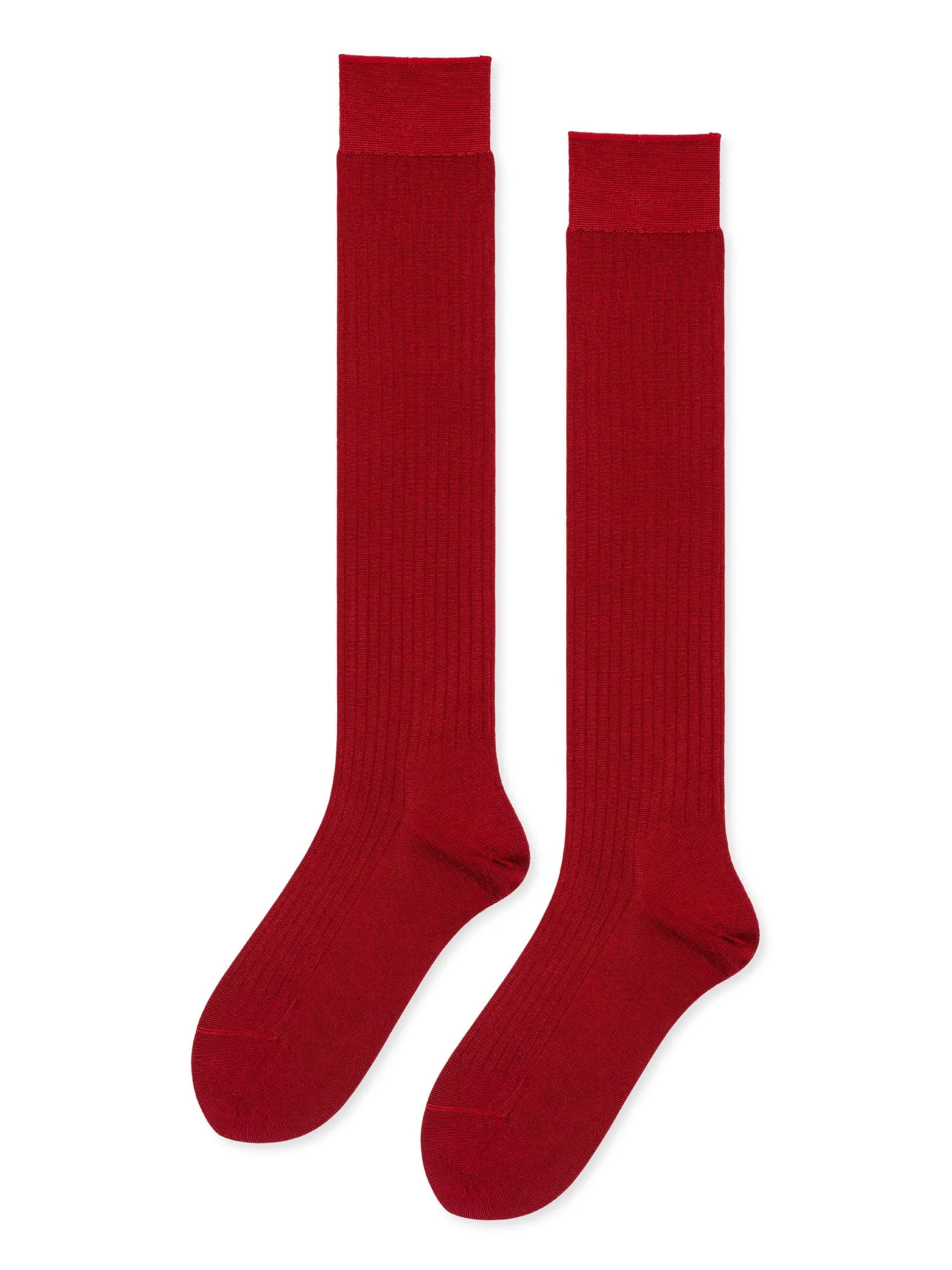 Bemberg Rib Knee High Socks