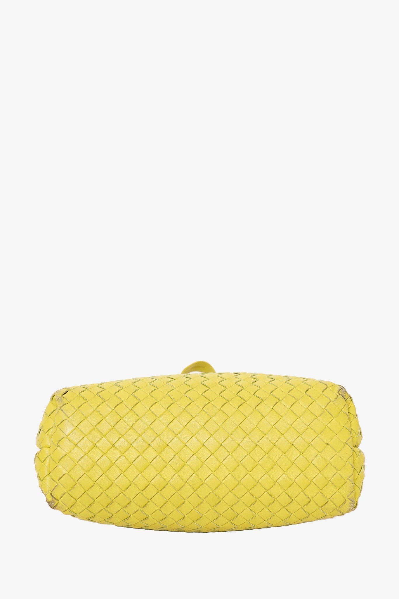 Bottega Veneta Apple Green Embellished Intrecciato 'The Fold' Shoulder Bag