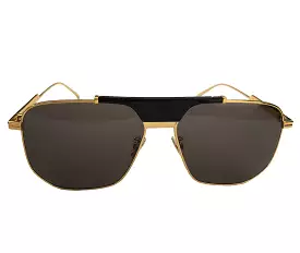 Bottega Veneta Gold Frame BV1036S Sunglasses Mens (NWT)