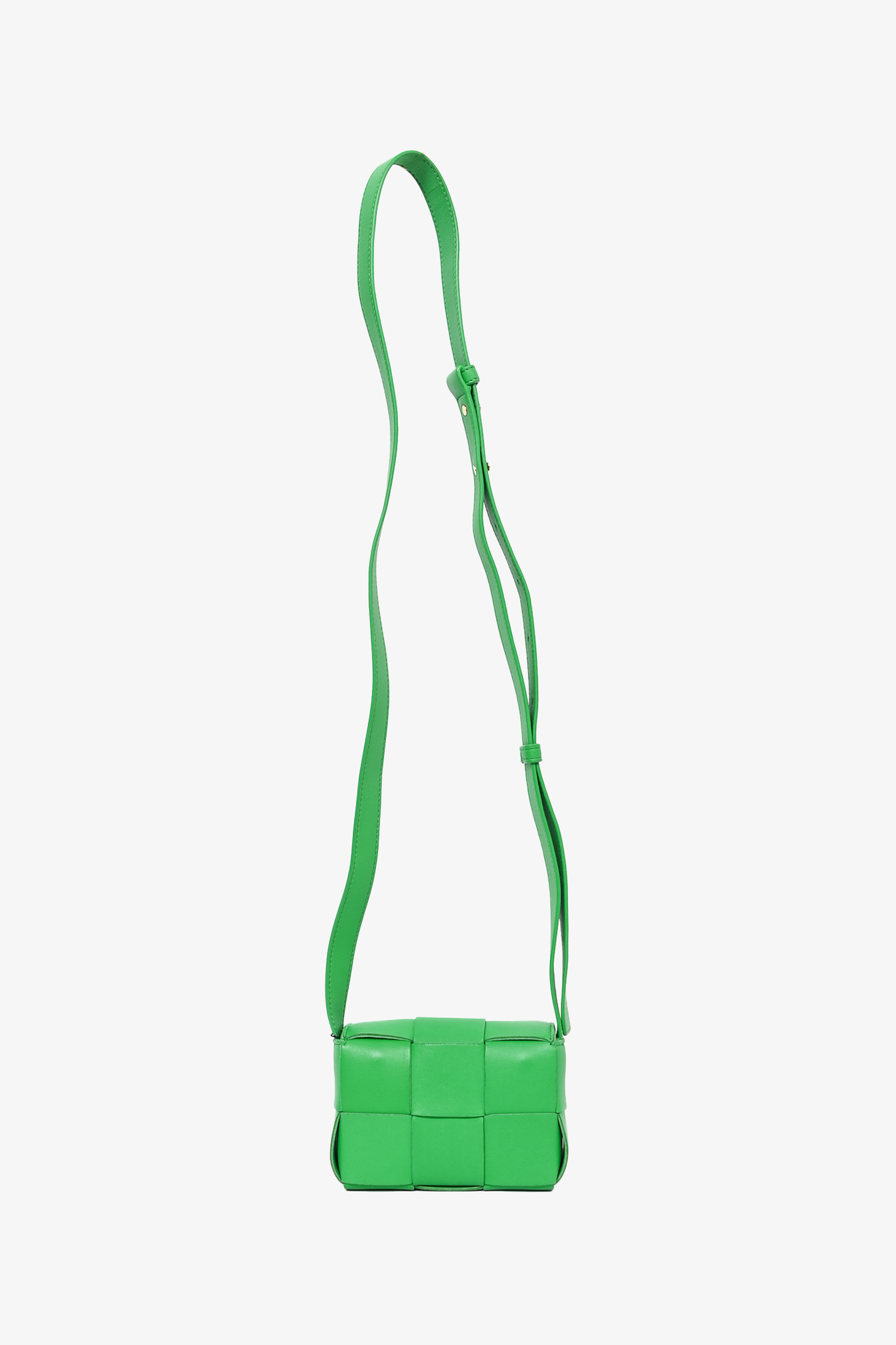 Bottega Veneta Green Candy Cassette Crossbody