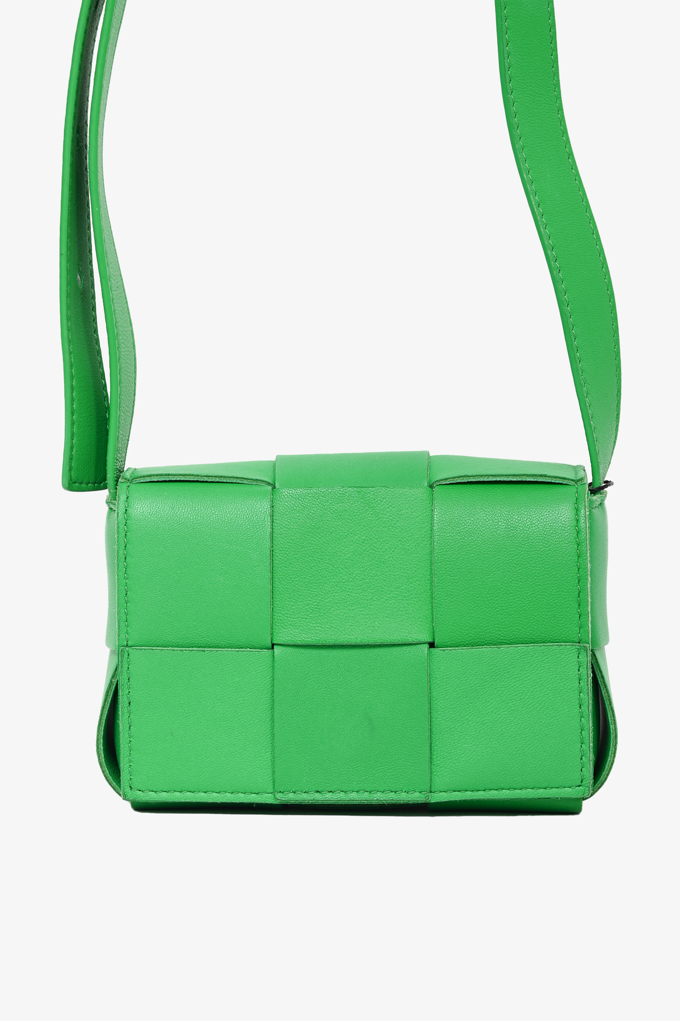 Bottega Veneta Green Candy Cassette Crossbody