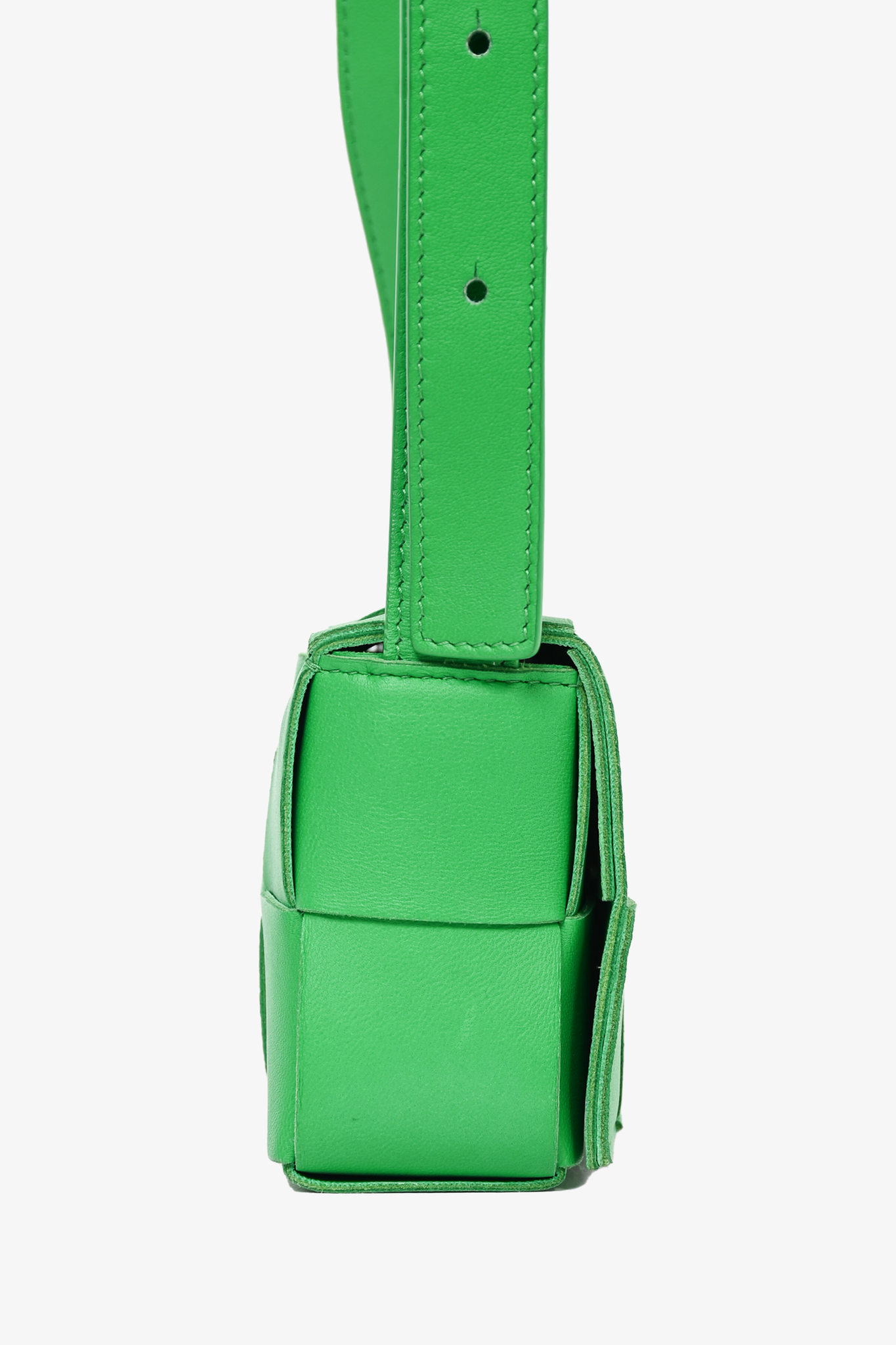 Bottega Veneta Green Candy Cassette Crossbody