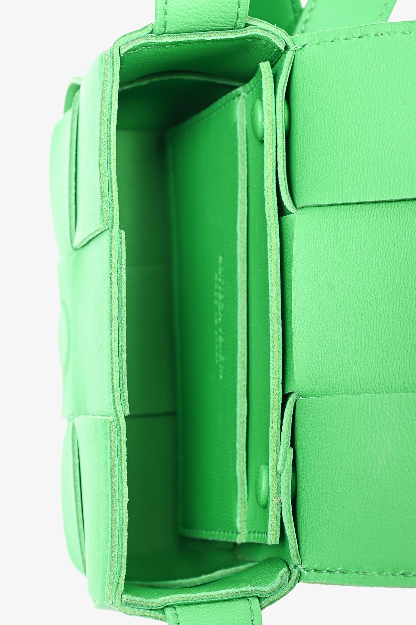 Bottega Veneta Green Candy Cassette Crossbody