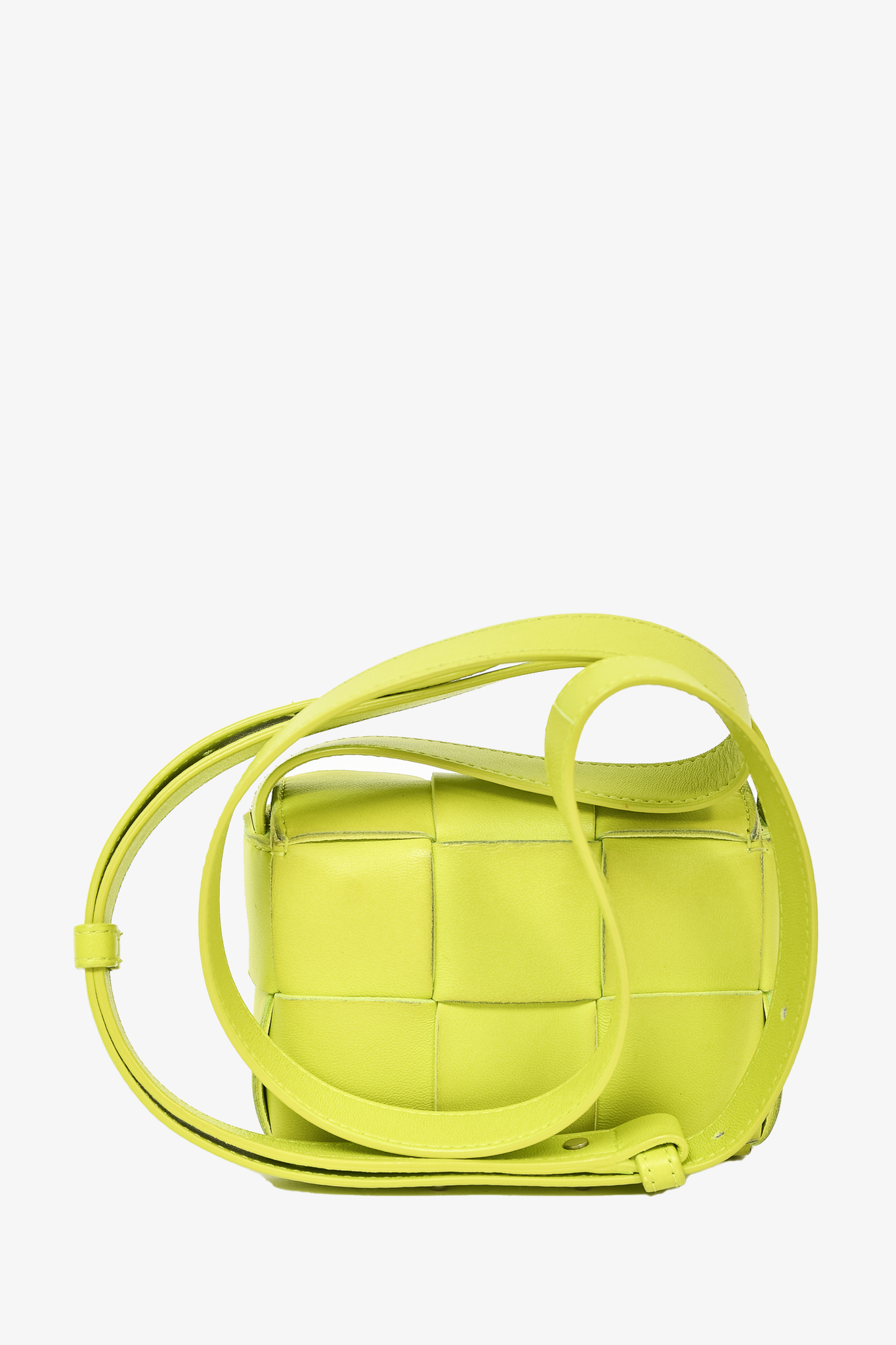 Bottega Veneta Green Leather Candy Cassette