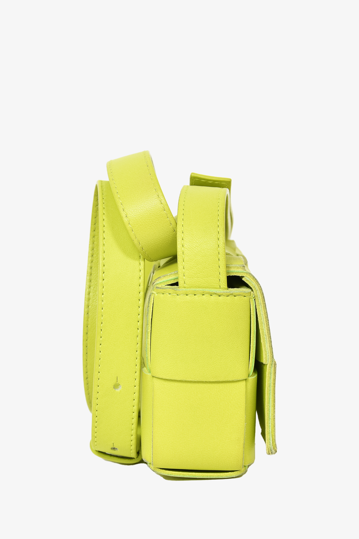 Bottega Veneta Green Leather Candy Cassette