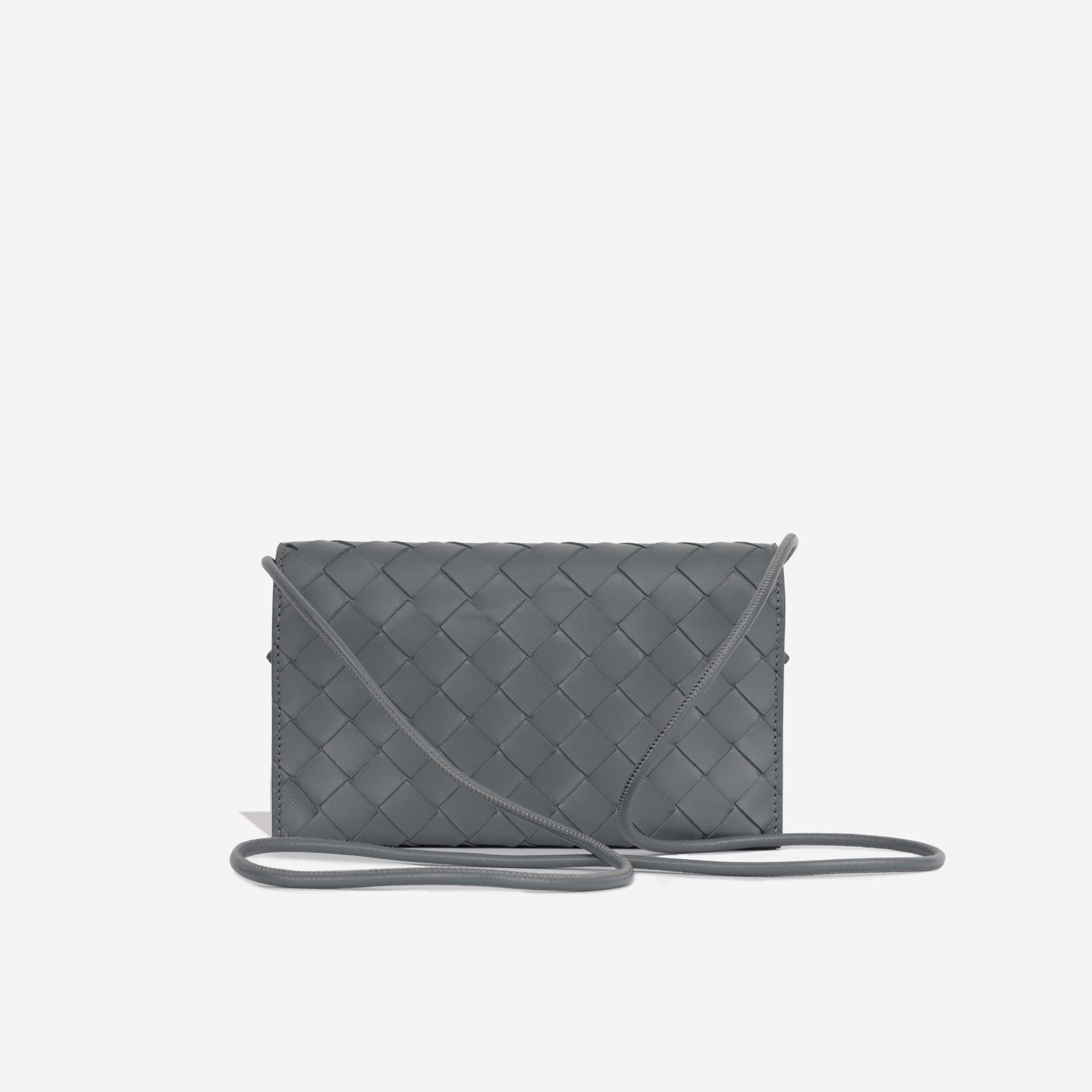 Bottega Veneta Intrecciato Wallet on Strap