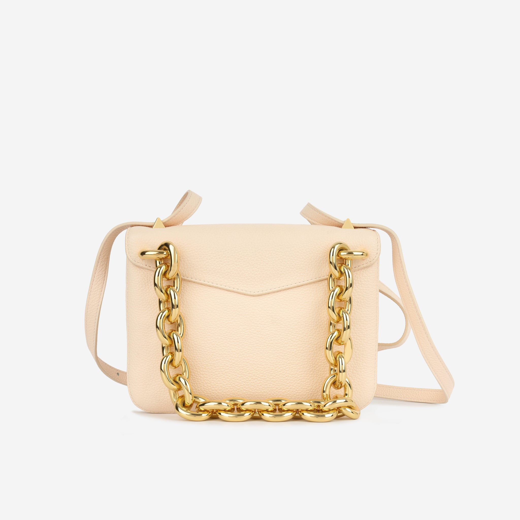 Bottega Veneta Mount Crossbody - Peach Cream