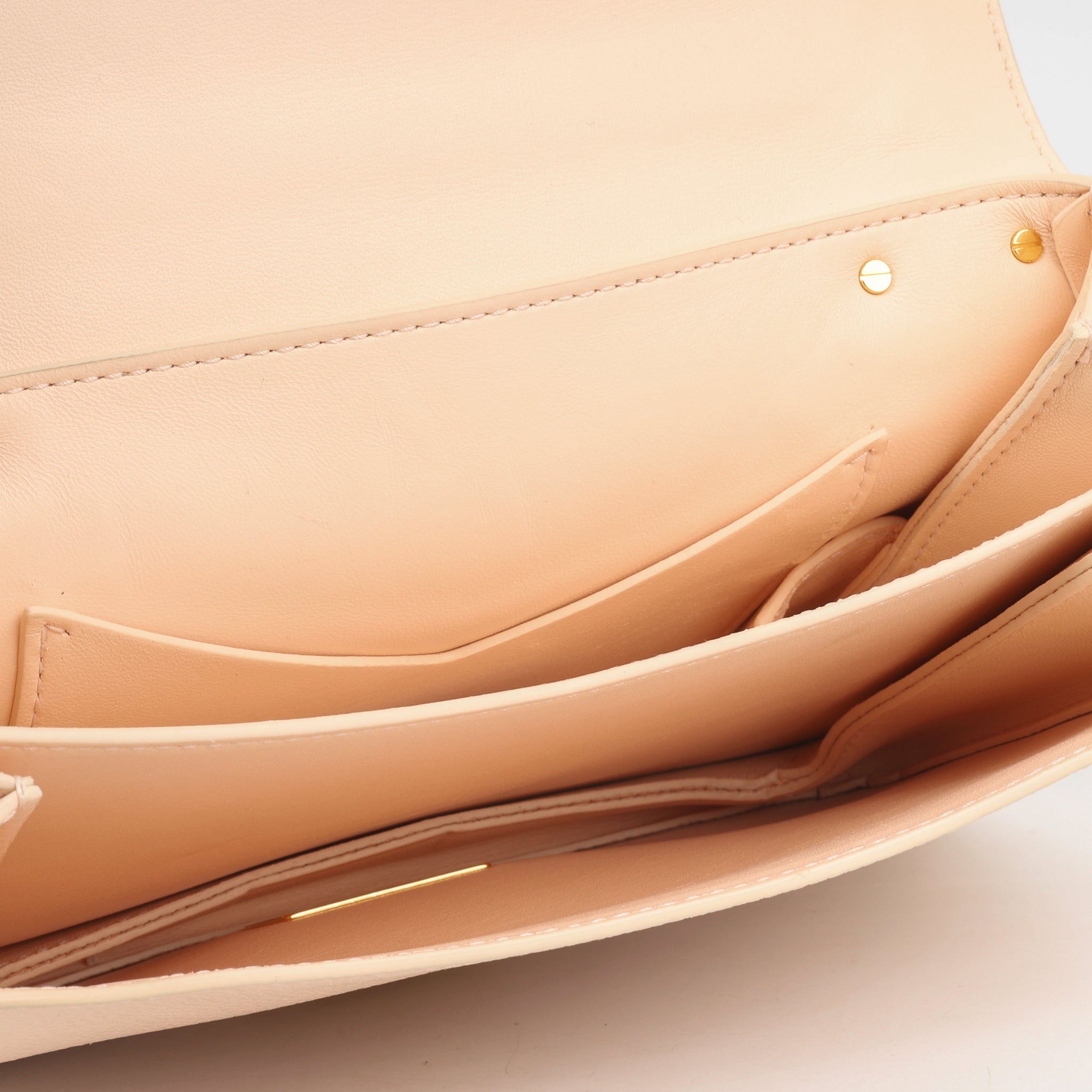 Bottega Veneta Mount Crossbody - Peach Cream