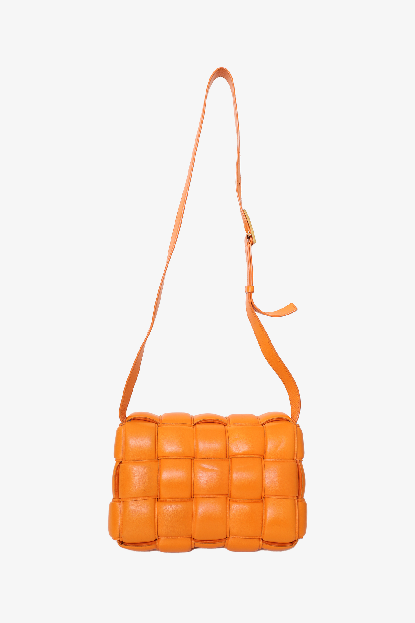 Bottega Veneta Orange Leather 