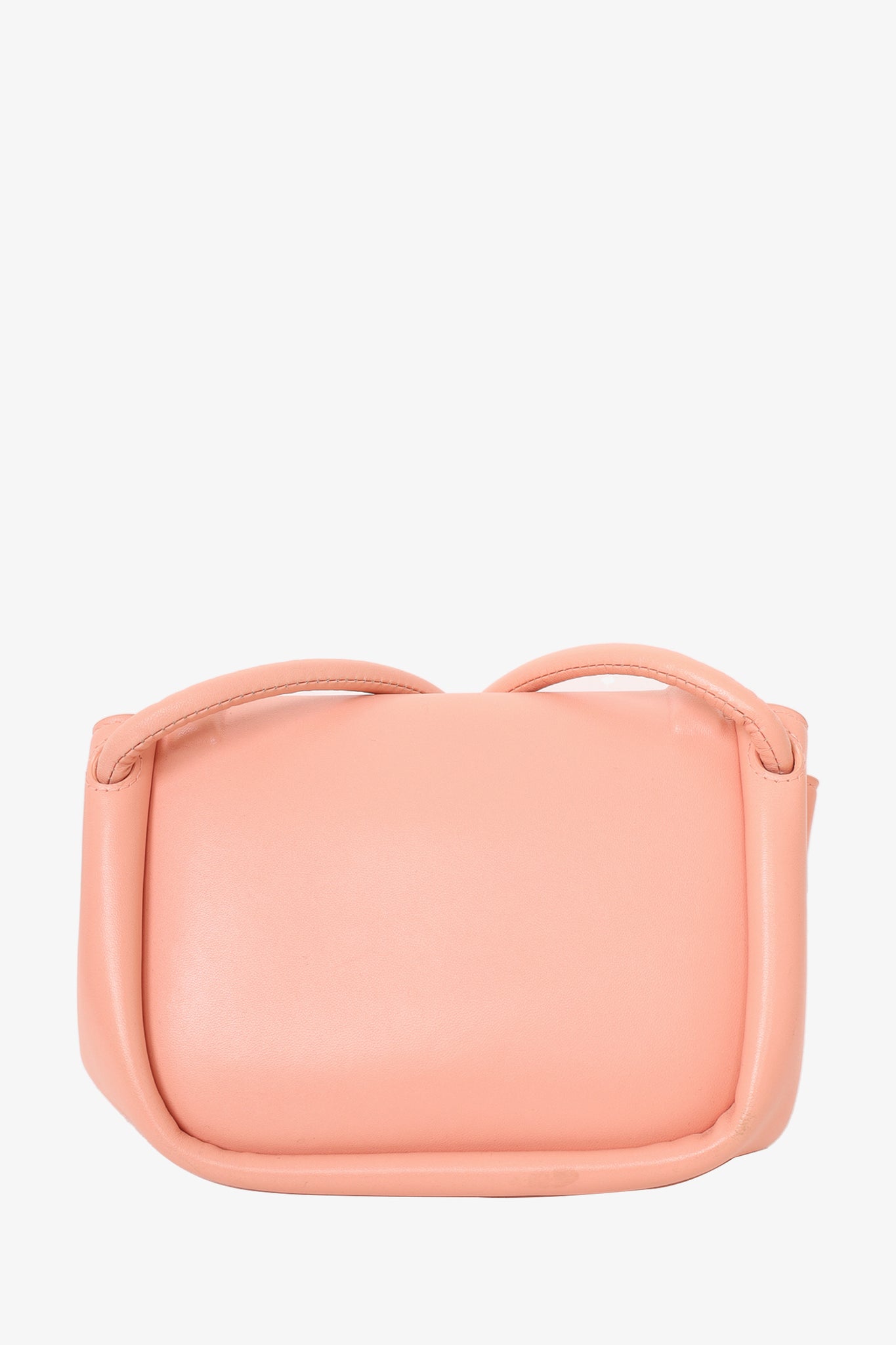 Bottega Veneta Pink Leather Small Beak Shoulder Bag