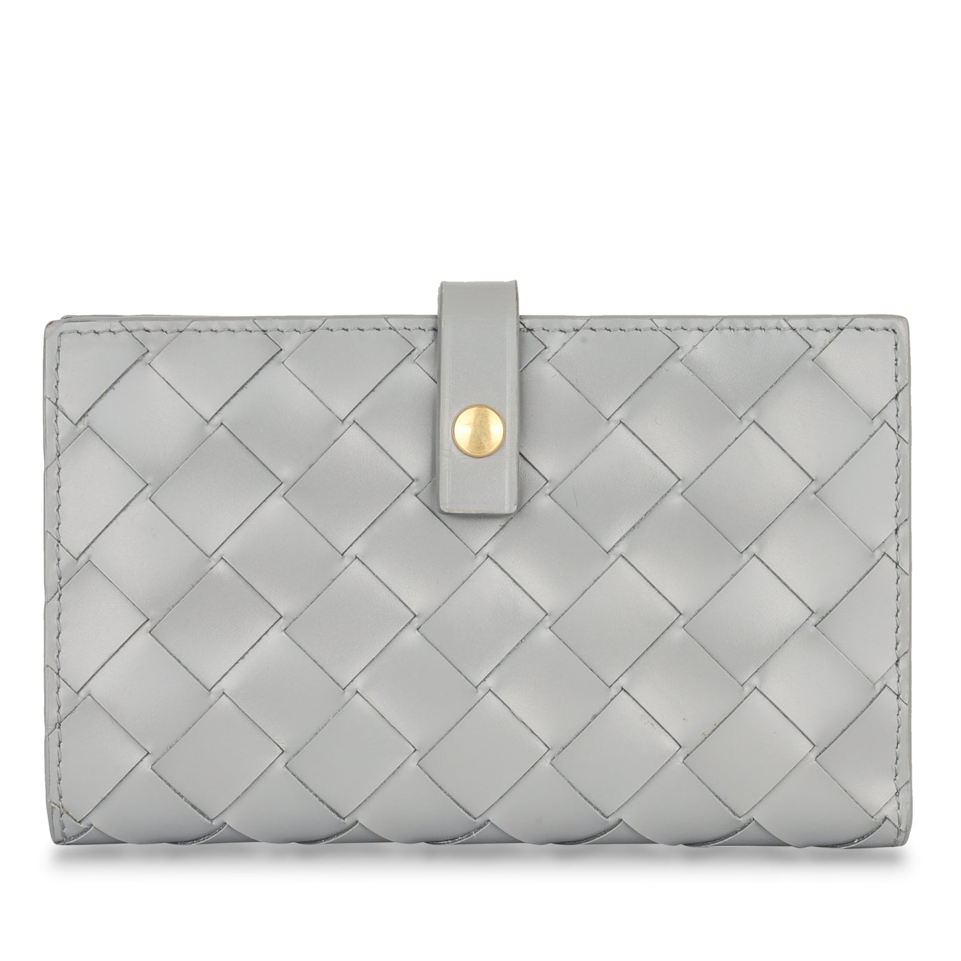 Bottega Veneta Woven Wallet - Grey