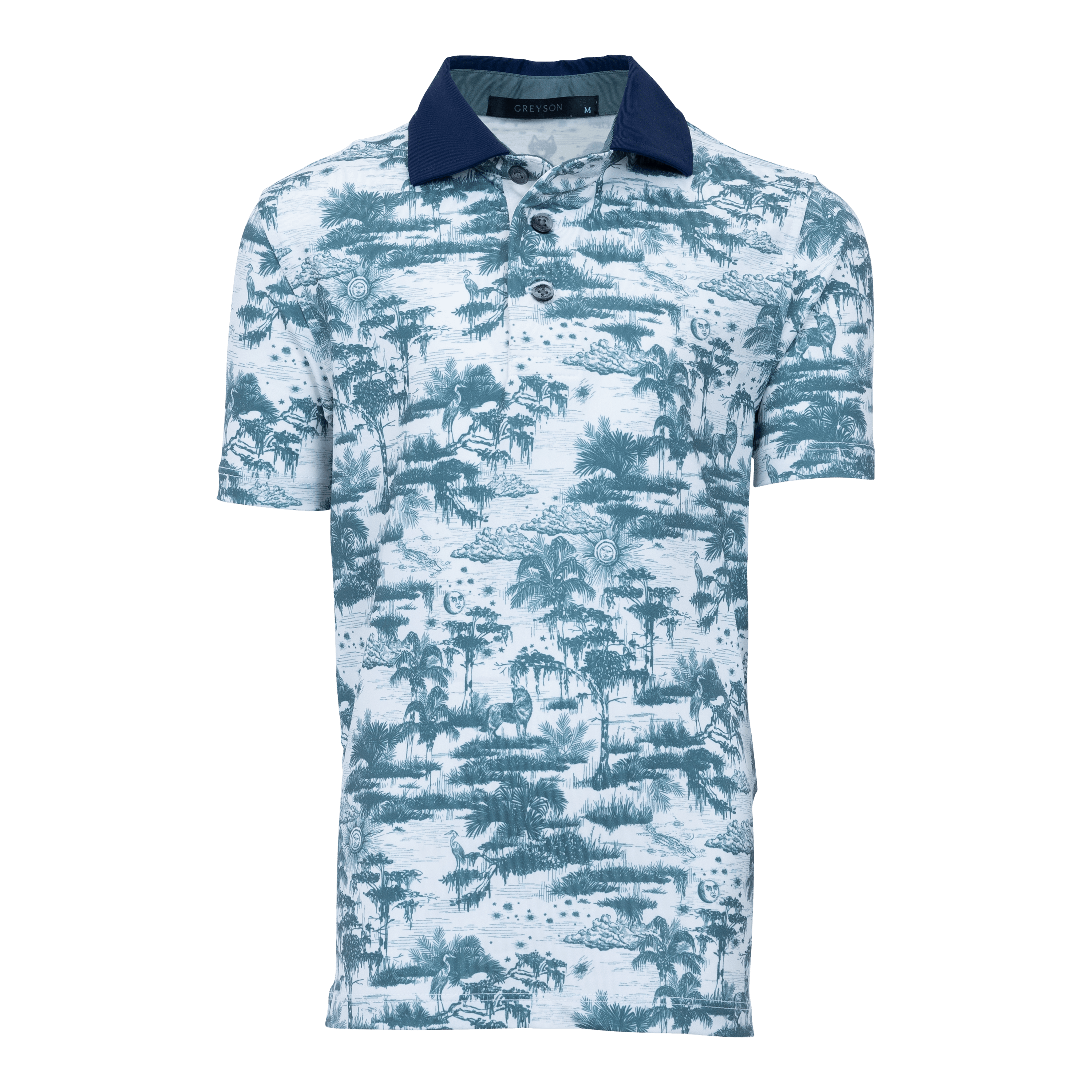 Boy's Mystic Marsh Toile Polo