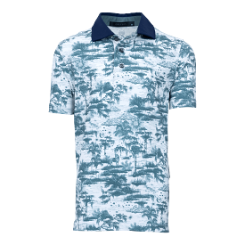 Boy's Mystic Marsh Toile Polo