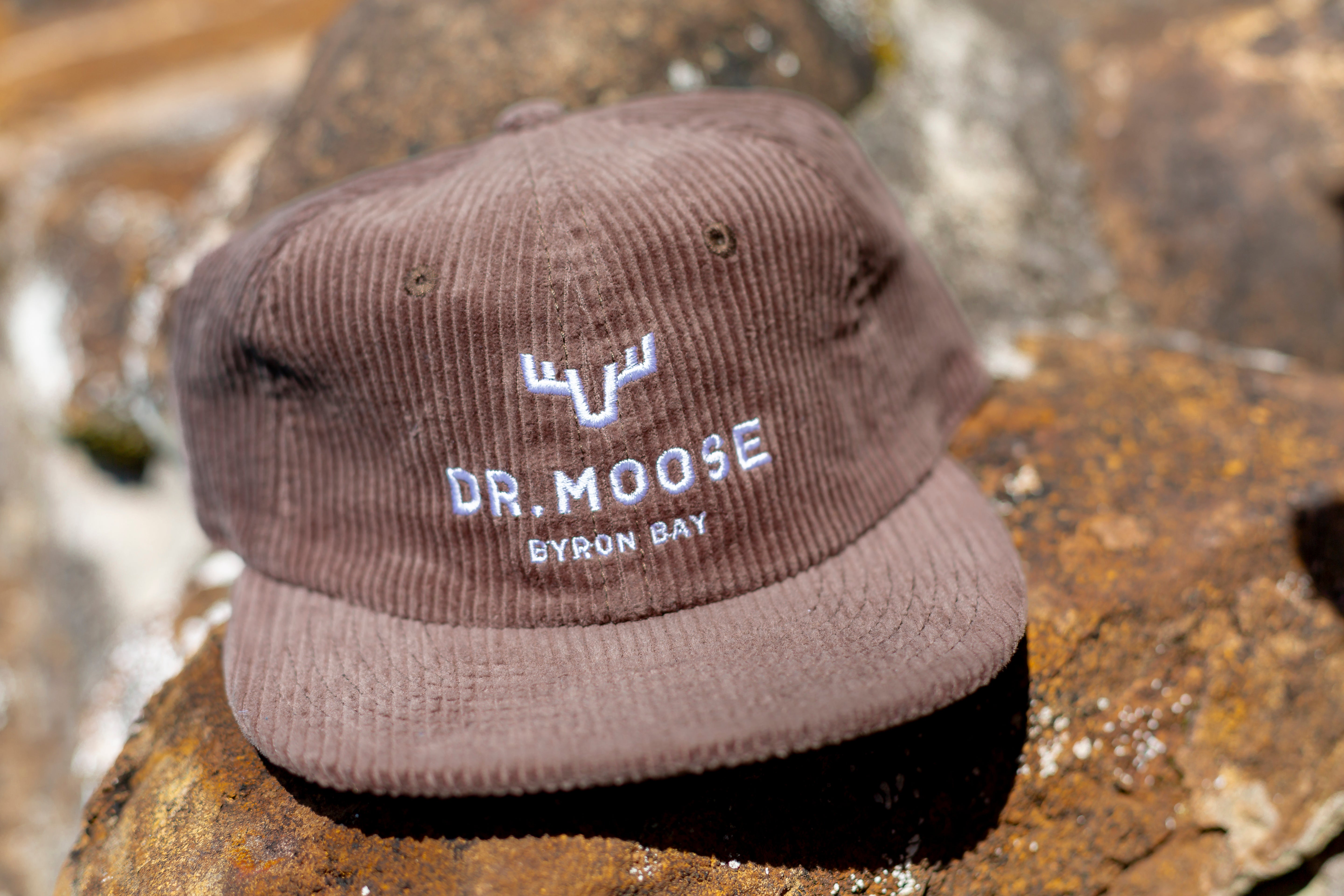 Brown Cord Logo Cap