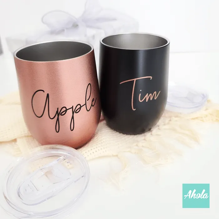 【Capar】Insulated Wine Tumbler Set 名字不鏽鋼杯禮盒套裝