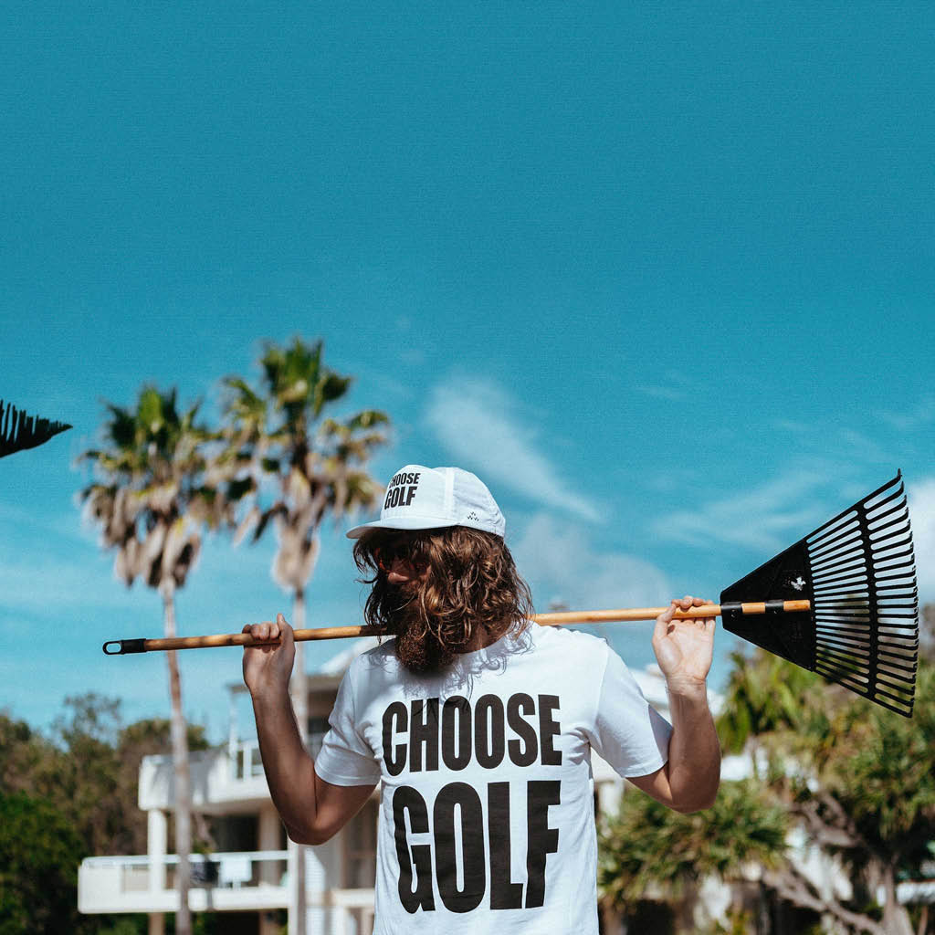 CHOOSE GOLF Trucker Snapback Red