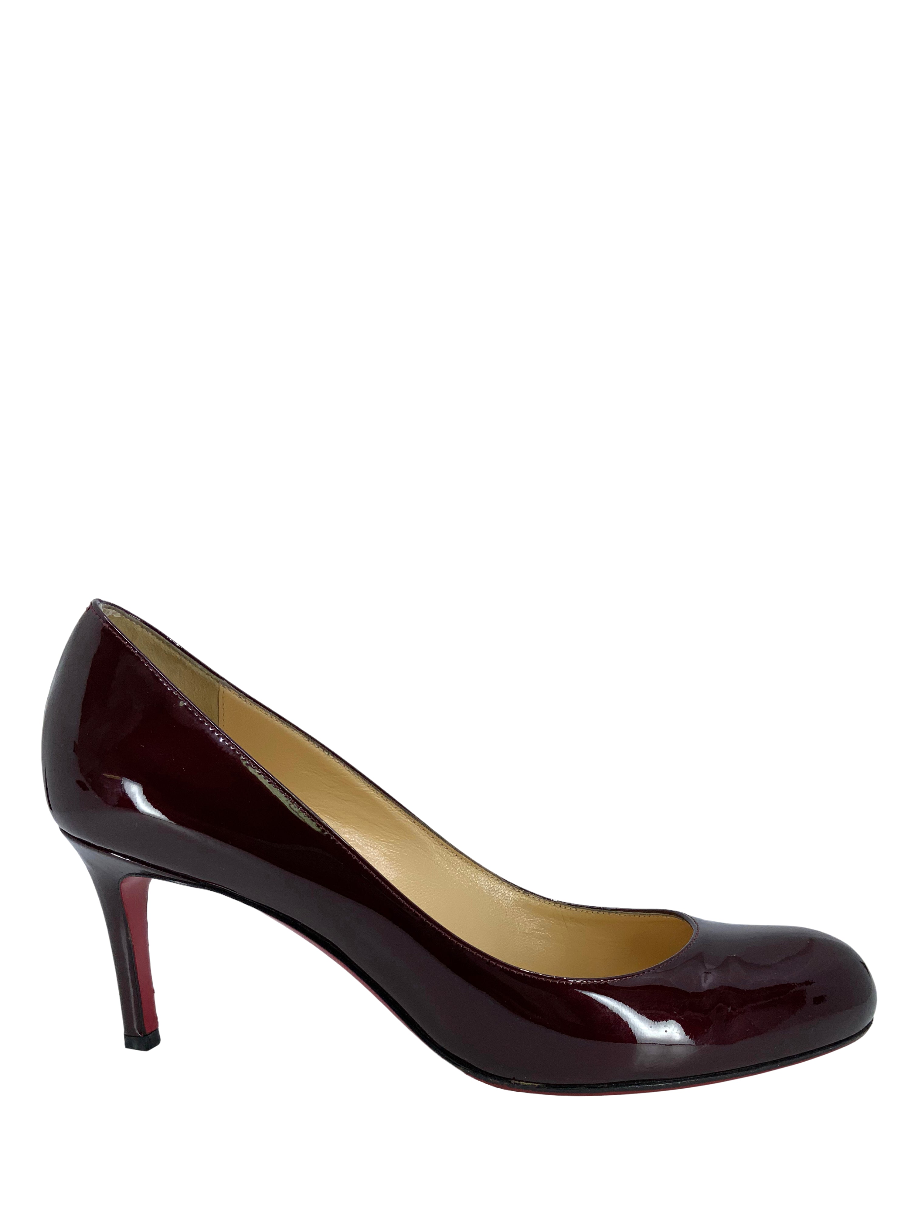 Christian Louboutin Patent Leather Simple Pumps Size 8