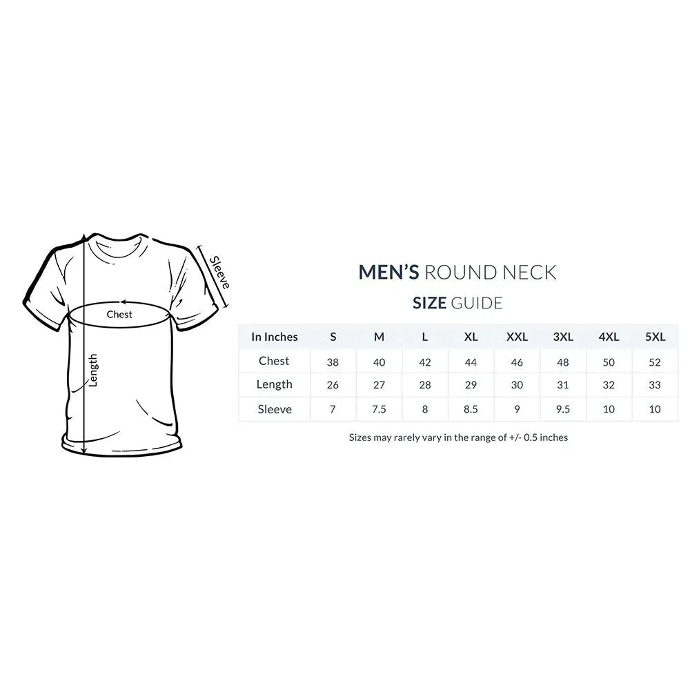 Designated Drinker Round Neck Half Sleeves T-shirt for Men