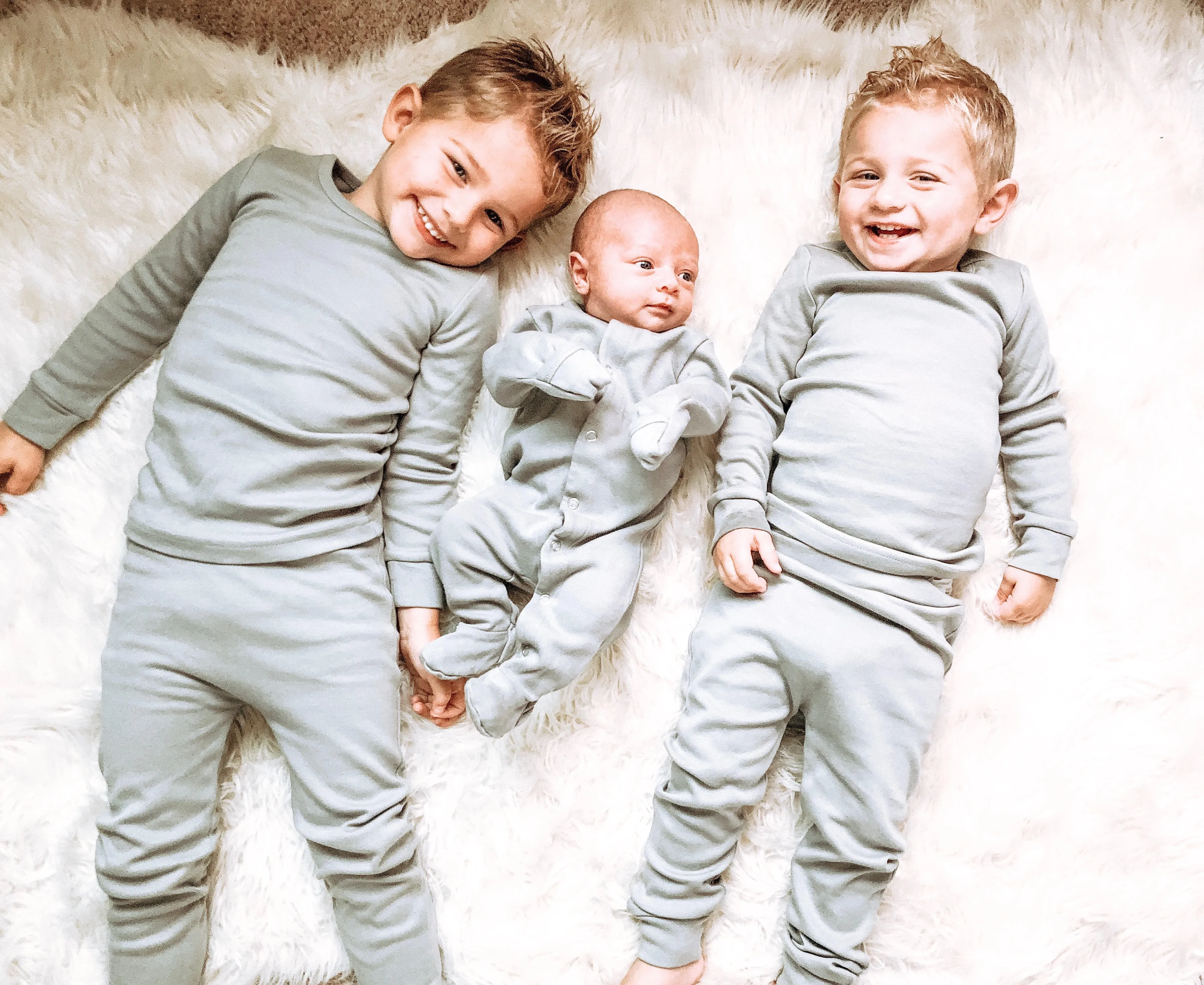 FINAL SALE - Organic Pajama Set -  Colors