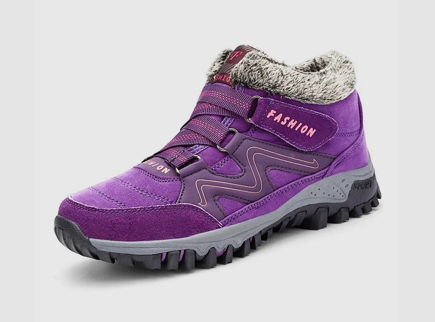 FitVille Women's Warm Mid-Top Snow Boots