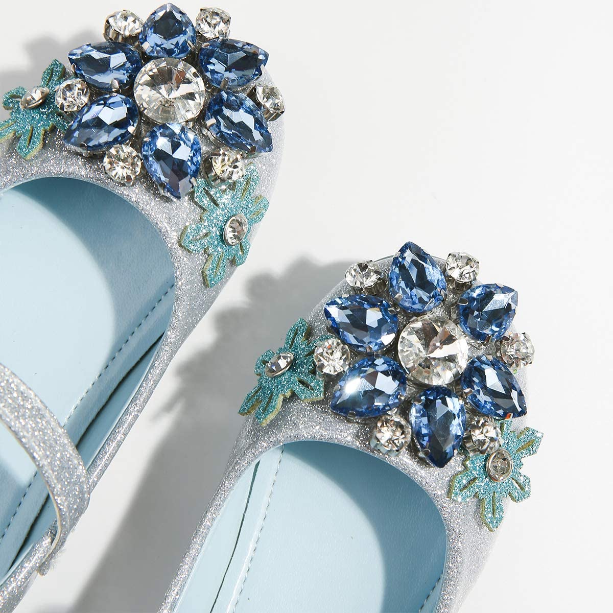 Floral Blue Shoes