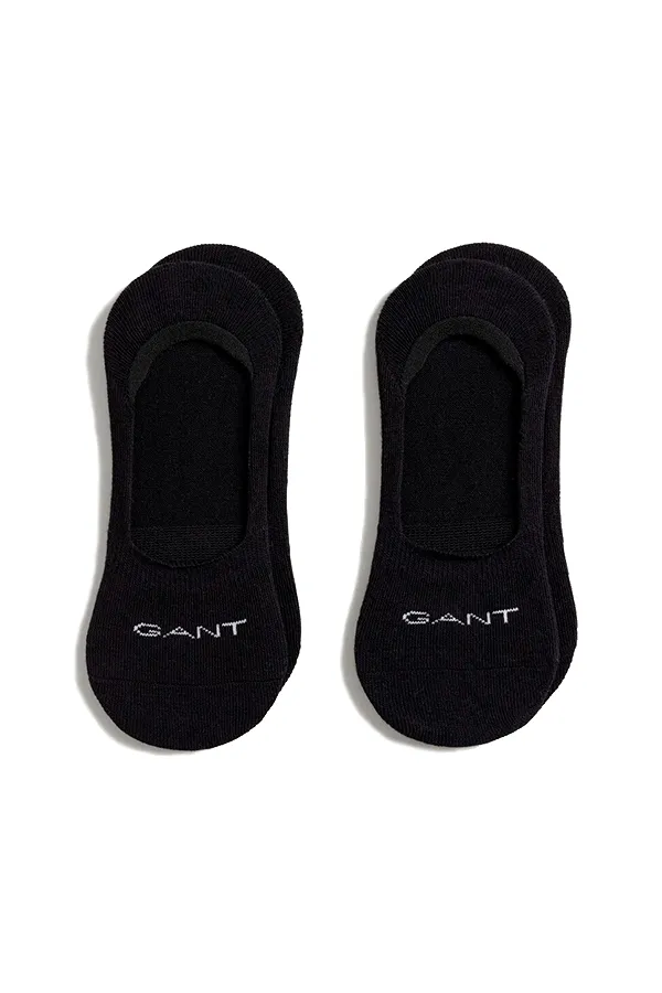 GANT 2-Pack No-Show Socks Black