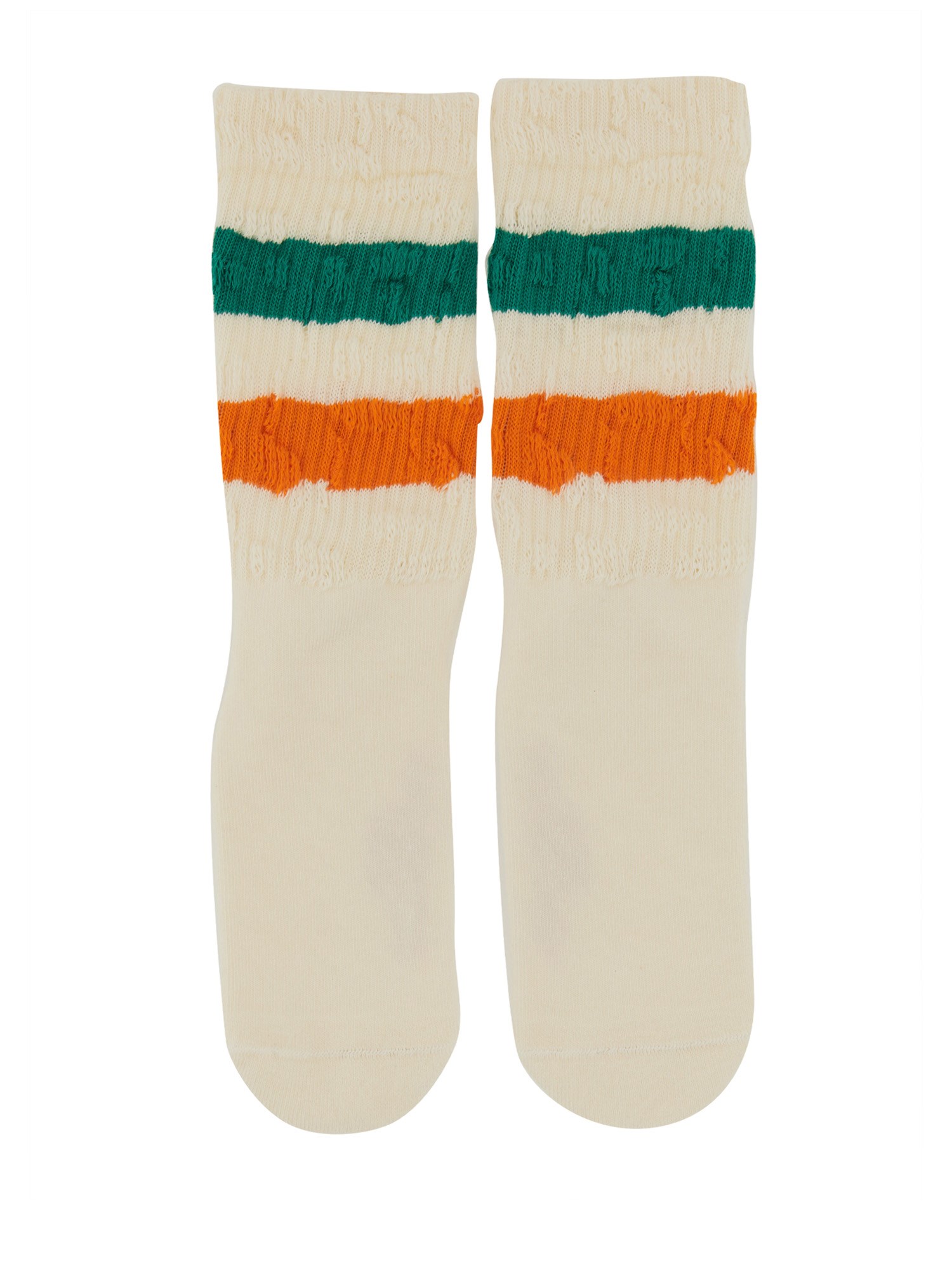 GOLDEN GOOSE    STRIPED COTTON SOCKS