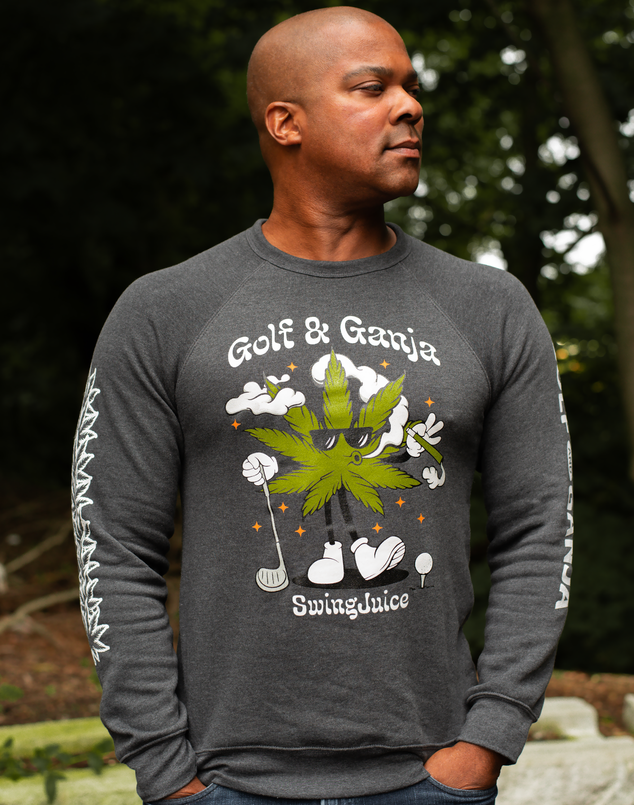 Golf & Ganja Multi Unisex Sweatshirt