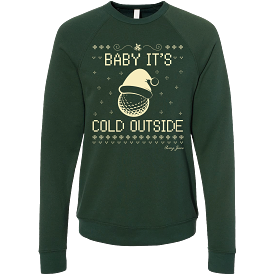 Golf Baby It's Cold Outside Unisex Ugly Sweatshirt