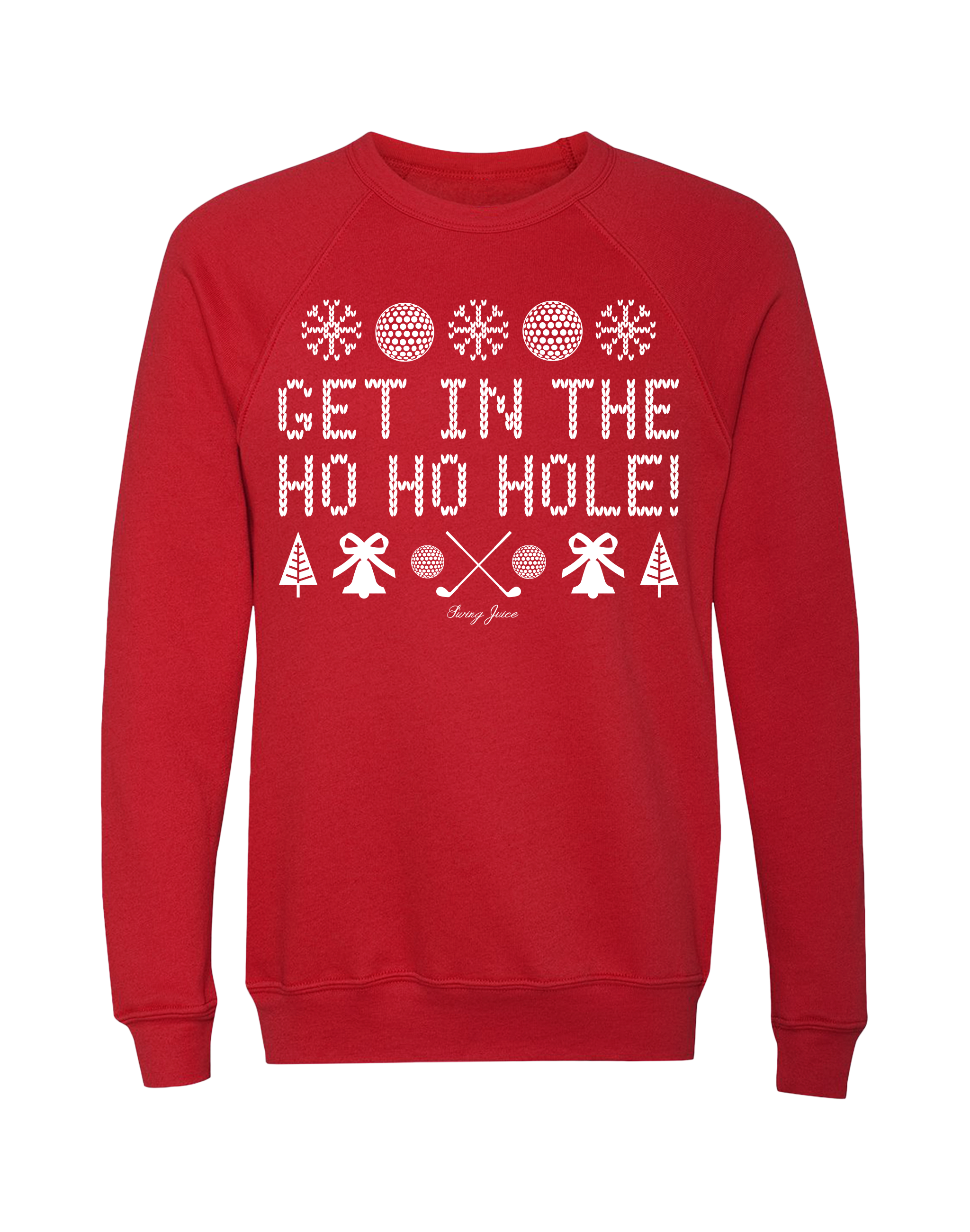 Golf Get In The Ho Ho Hole! Unisex Ugly Sweatshirt