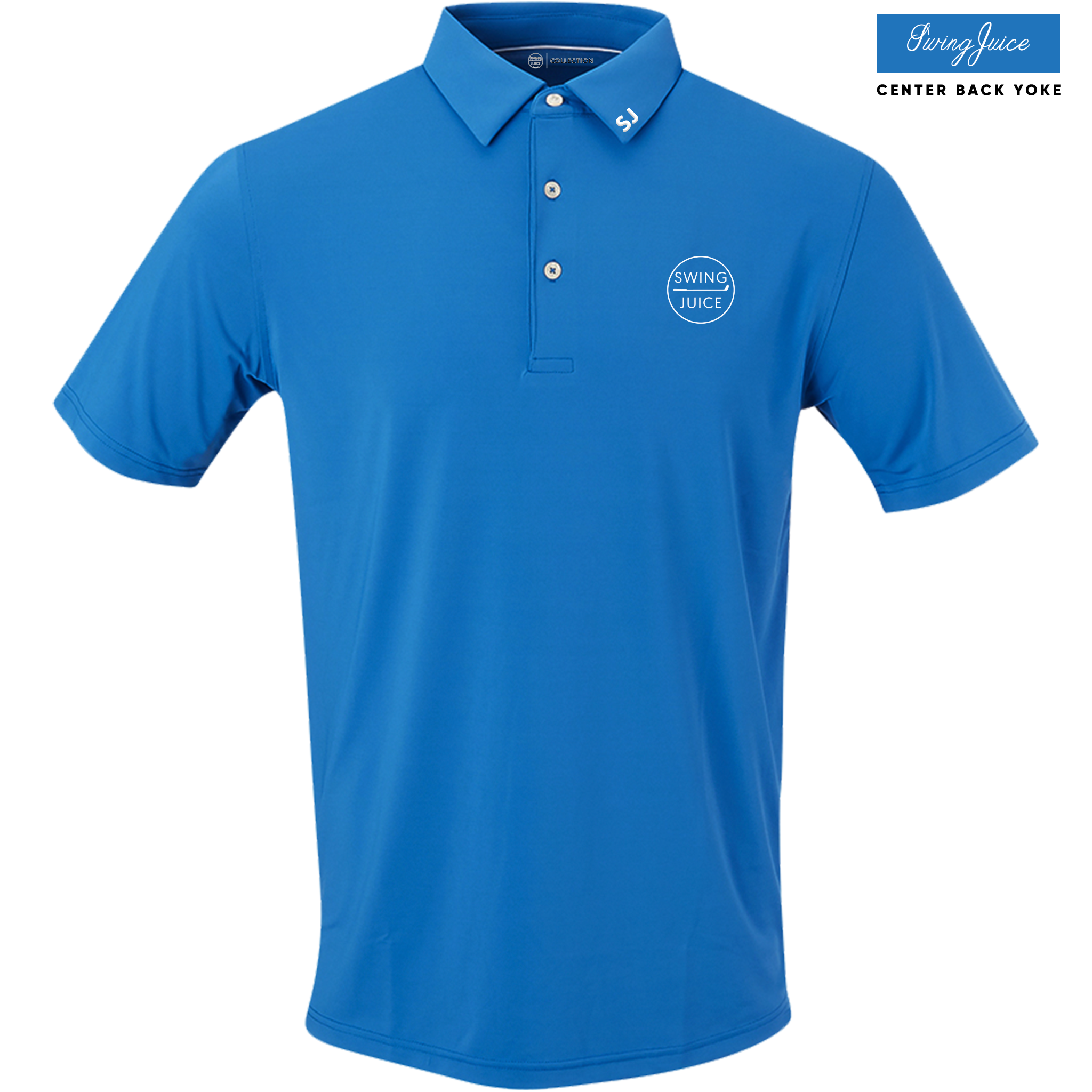 Golf Retro Men's Polo Blue