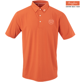 Golf Retro Men's Polo Burnt Orange