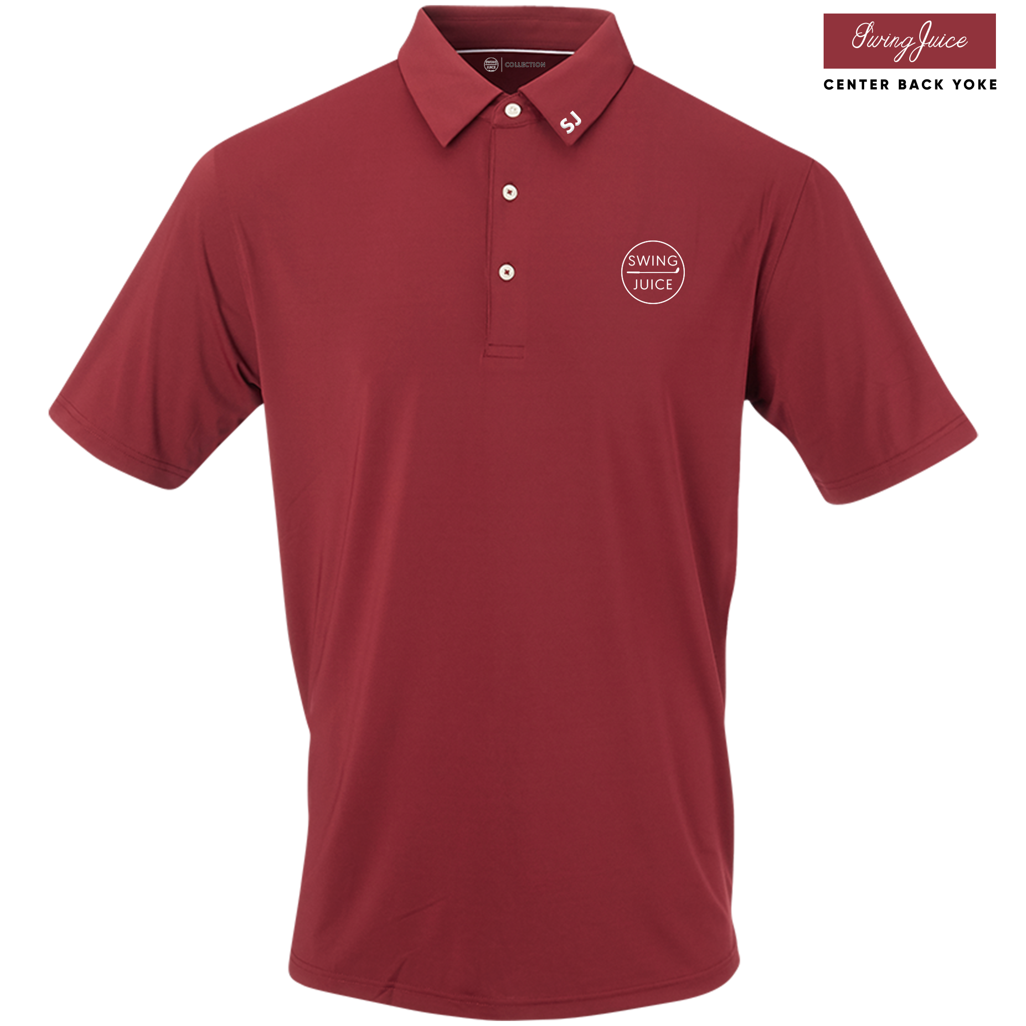 Golf Retro Men's Polo Merlot