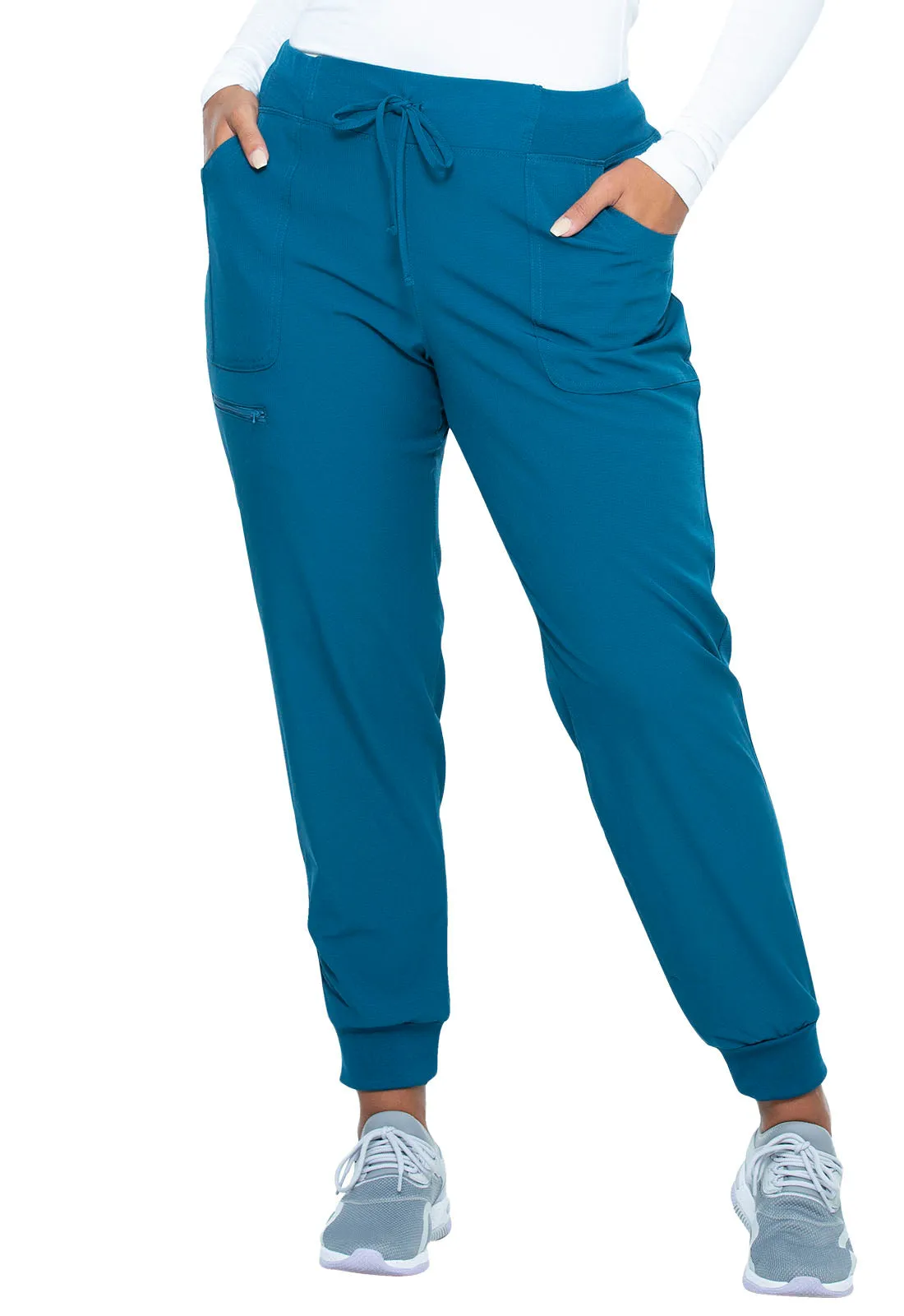 HeartSoul The Jogger Low Rise Tapered Leg Pants Caribbean Blue