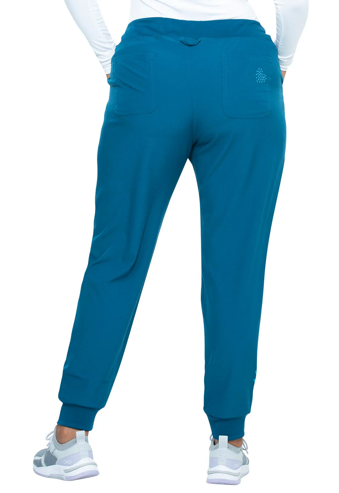 HeartSoul The Jogger Low Rise Tapered Leg Pants Caribbean Blue