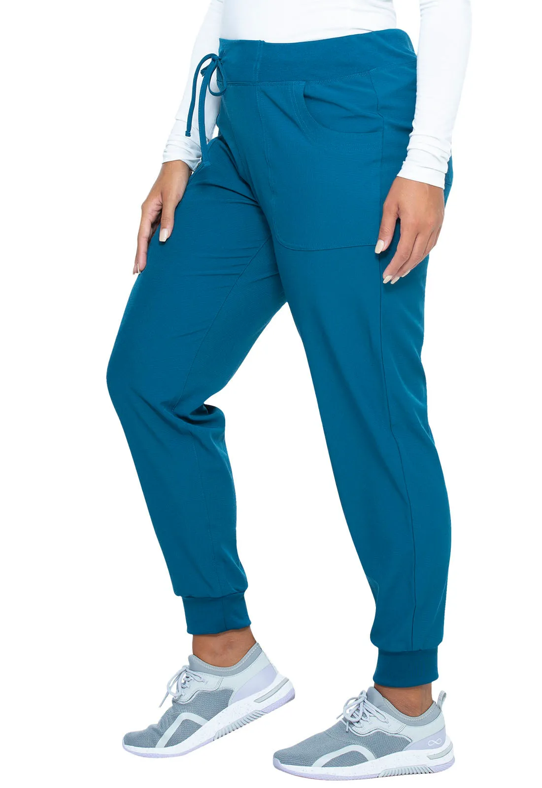 HeartSoul The Jogger Low Rise Tapered Leg Pants Caribbean Blue